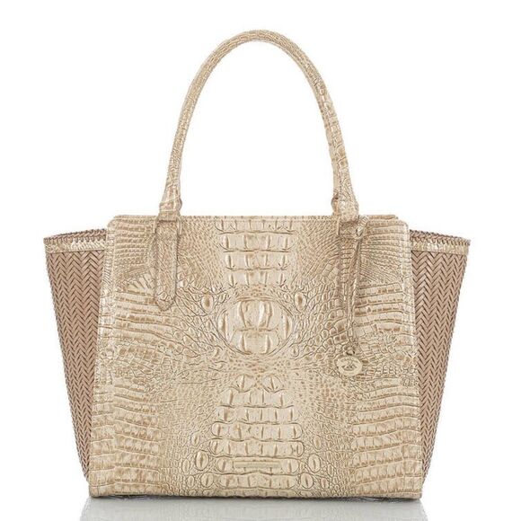 Brahmin Gold and Tan Tote Bag - Picture 9 of 9